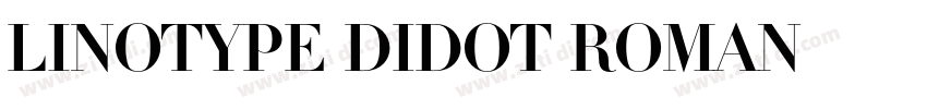 Linotype Didot Roman字体转换